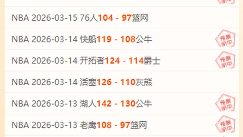 周五307NBA赛程：活塞对战黄蜂专家推荐